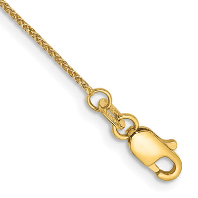 14k .85mm Spiga with Lobster Clasp Chain