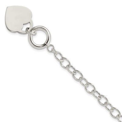 Sterling Silver Heart Bracelet QG