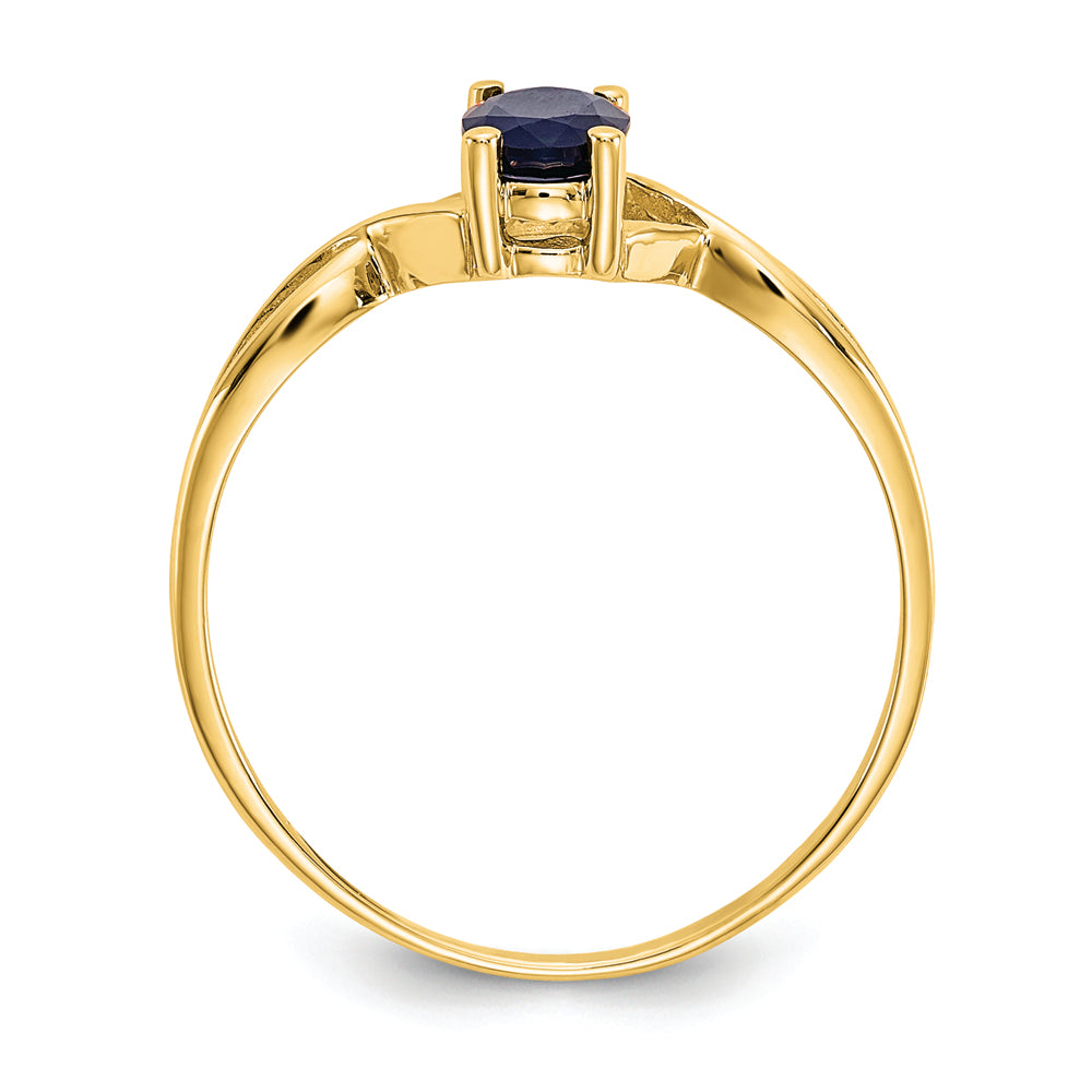 14k Sapphire Birthstone Ring QG
